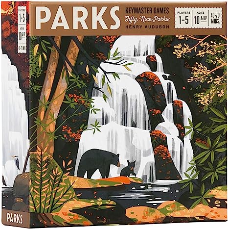 US NATIONAL PARKS GAME BOX