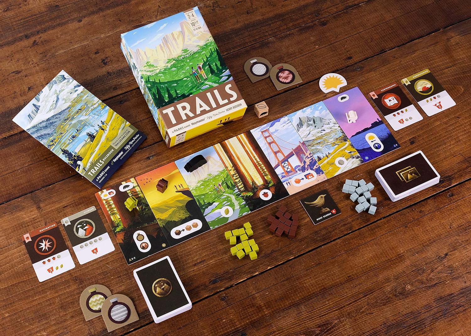 Trails Nature Board Game for Outdoor Enthusiasts and families