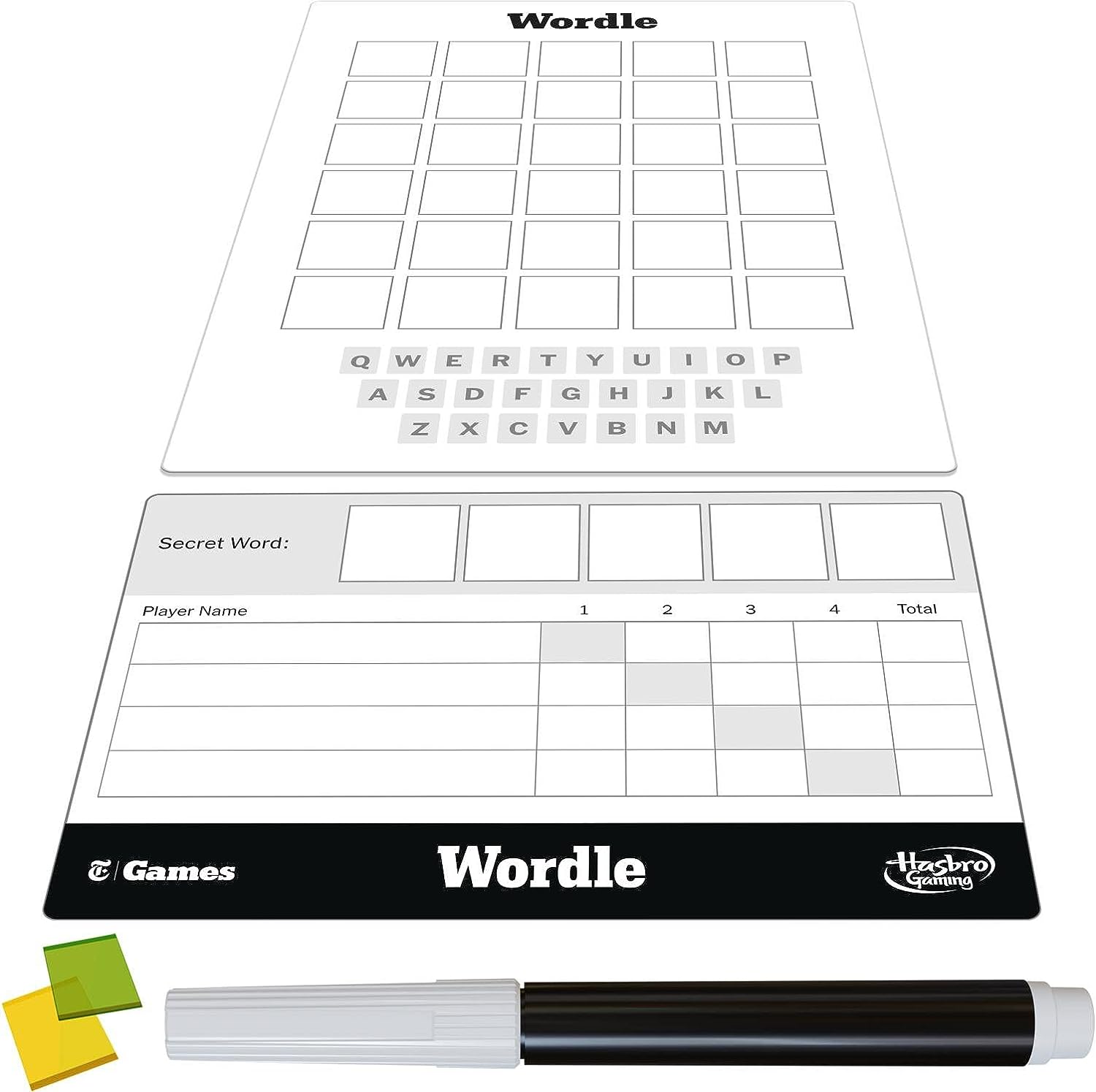 Wordle The Party Game for 2-4 Players, Official Wordle Board Game Inspired by New York Times, Games for Ages 14+, Word Games