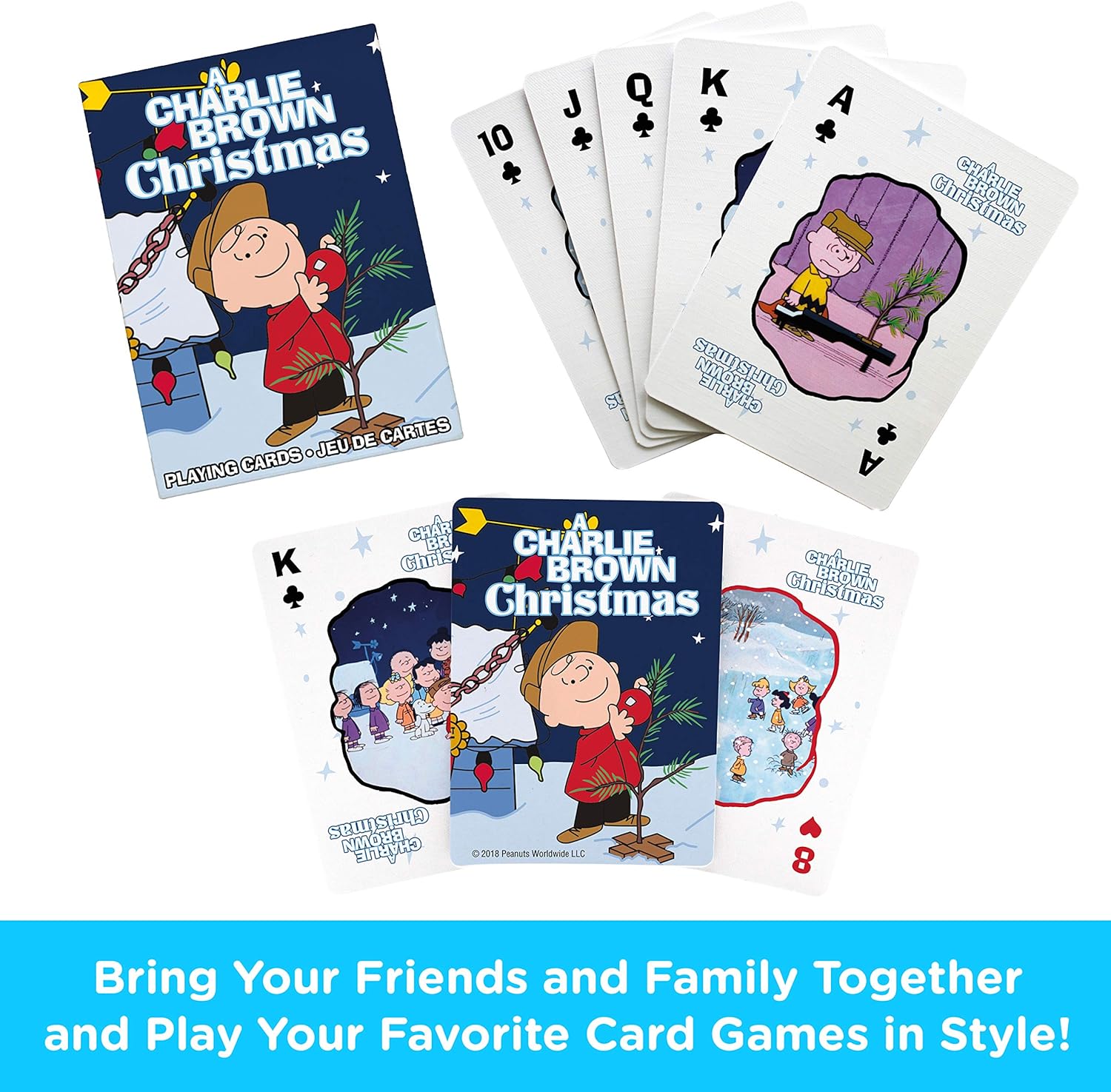 Charlie Brown Christmas Playing Cards | Christmas Playing Cards
