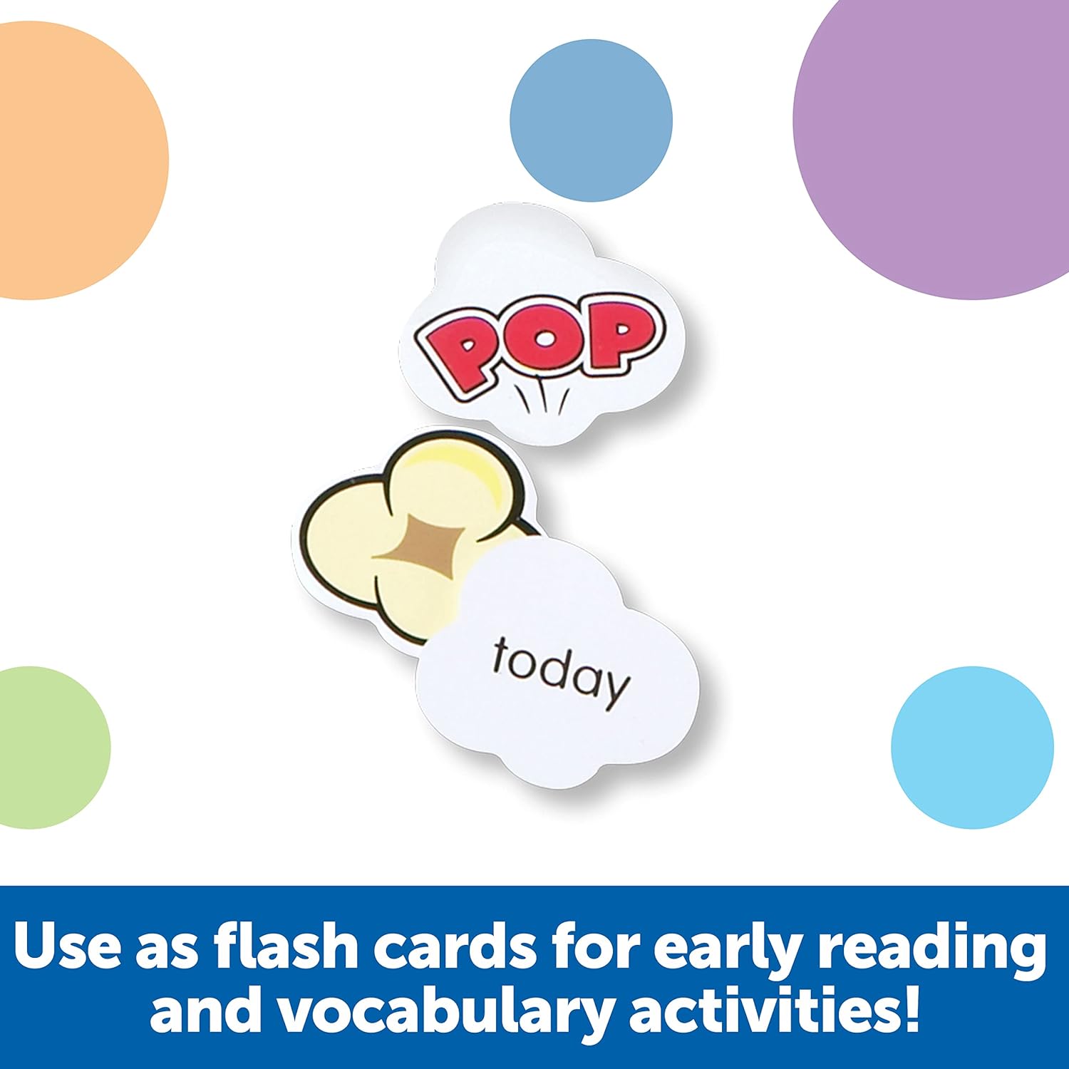 Learning Resources Pop For Sight Words Game,Vocabulary/Literacy Game, 92 Cards, Ages 5+
