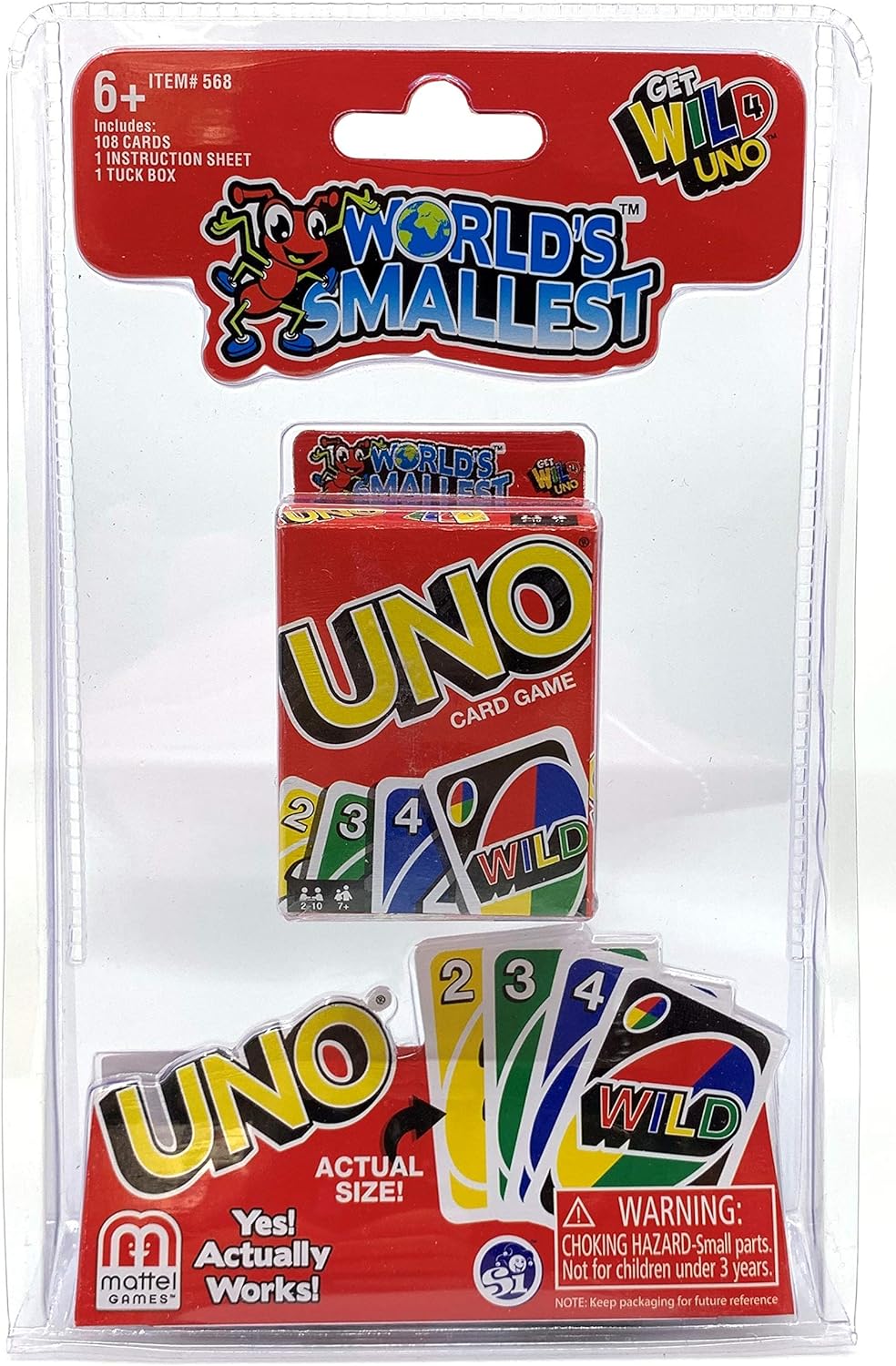 Worlds Smallest Uno Card Game