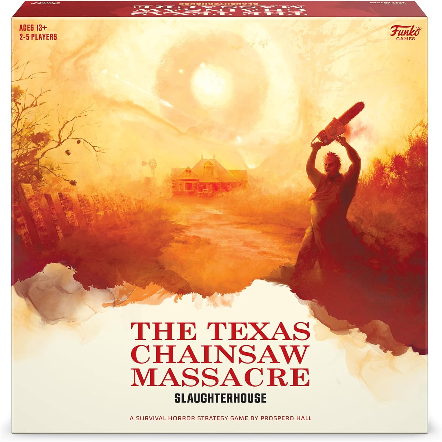 The Texas Chainsaw Massacre Slaughterhouse Strategy Board Game for 2-5 Players Ages 13 and Up