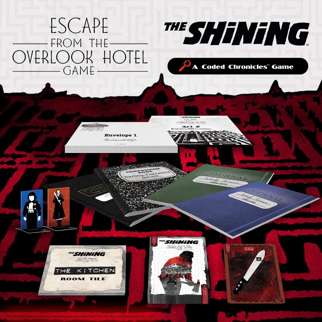 USAOPOLY The Shining Escape from The Overlook Hotel A Coded Chronicles Game
