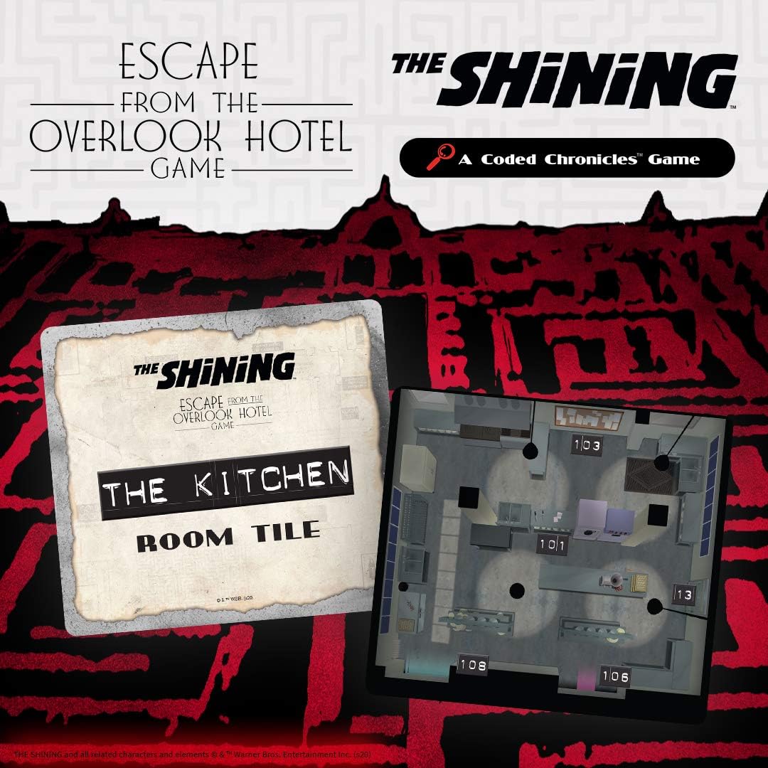 USAOPOLY The Shining Escape from The Overlook Hotel A Coded Chronicles Game